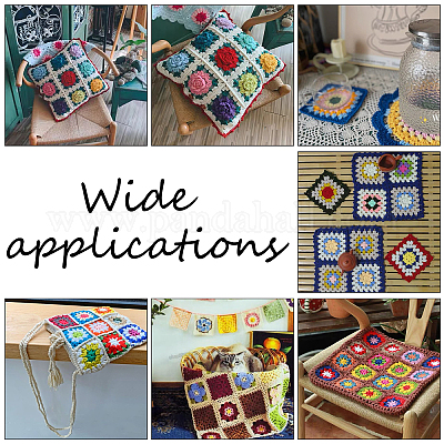 Wholesale CHGCRAFT Handmade Wooden Blocking Board Granny Squares Blanket  Crochet Blocking Boards Knitting Boards with Pins for Knitting Crochet  250x250x101mm 