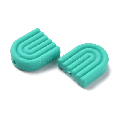 Силиконовые бусины&nbsp;SIL-WH0001-38F-1