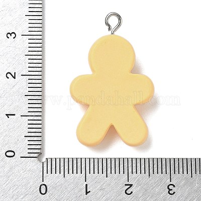 Подвески из непрозрачной смолы на рождественскую тематику RESI-I344-03P-01-1