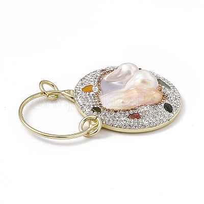 Естественно турмалин большие кулоны G-D483-04G-1