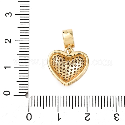 Латунь микропейв кубический цирконий европейские подвески с подвесками KK-K408-55G-1