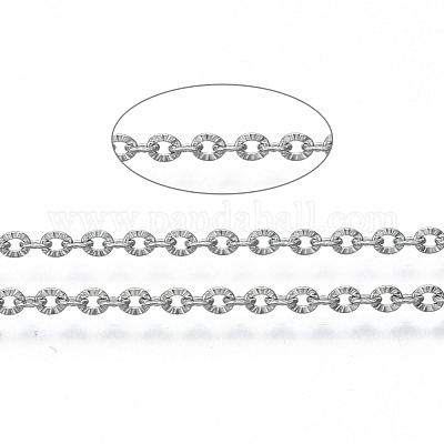 Не тускнеющие цепи из нержавеющей стали 304 длиной 3.28 фут X-CHS-S001-12A-P-1