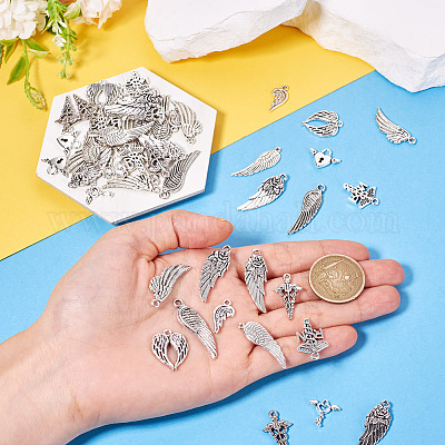 100шт 10 стиля подвески из сплава в тибетском стиле TIBEP-TA0001-43-1