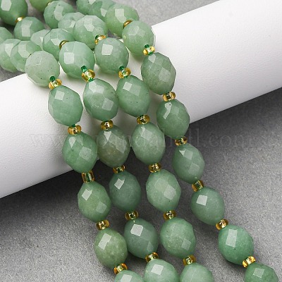 Бусины из натурального белого нефрита G-D305-B01-01P-1