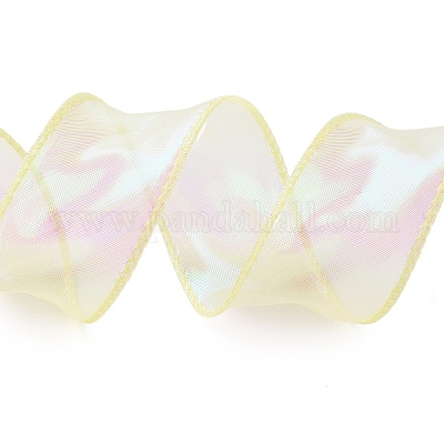 Переливающаяся лента из пряжи «рыбий хвост» для изготовления бантов OCOR-B004-02A-04-1