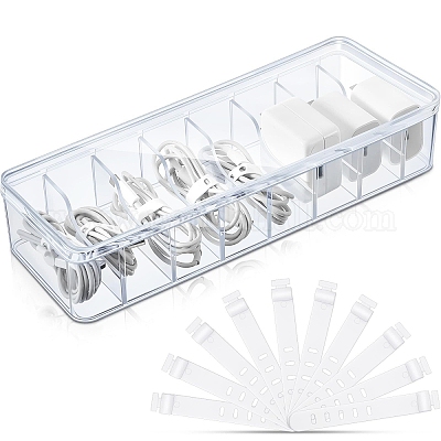 Прямоугольные пластиковые коробки для хранения кабеля PW-WG97164-01-1