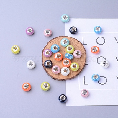 Фарфора ручной работы европейский бусины OPDL-JP0001-02-1