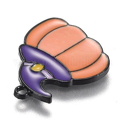 Подвески из сплава с эмалью на осеннюю тему X-ENAM-J649-07B-1