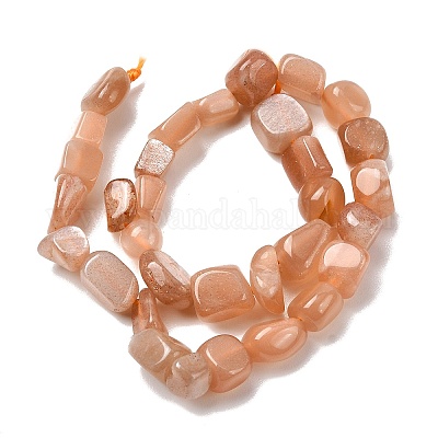 Натуральный персиковый лунный камень G-P601-A19-02-1