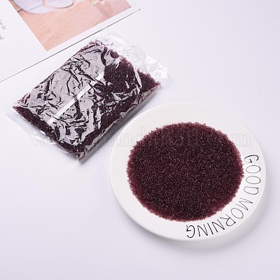 Прозрачные круглые бисер SEED-A004-2mm-16-1