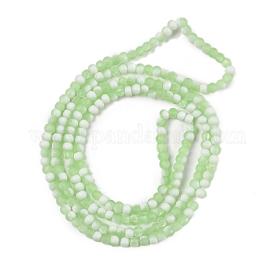 Матовое стекло треск бисер нитей X1-GLAA-U001-4mm-M09-1