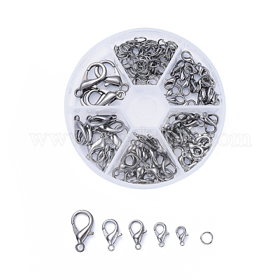 Литые омара коготь застежками и кольца прыжок установить PALLOY-X0004-B-B-1