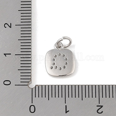 Покрытие стойки латунь микропаве прозрачные кубические циркониевые подвески KK-E110-14P-Q-1