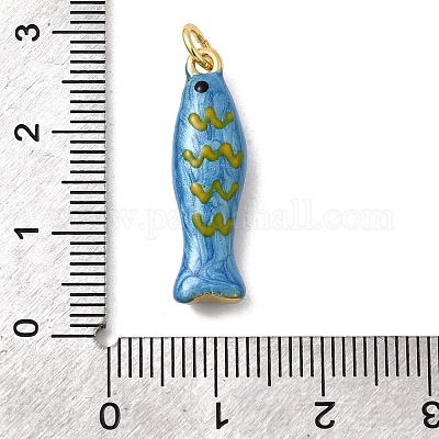 Латунь эмаль подвески KK-H092-08G-03-1