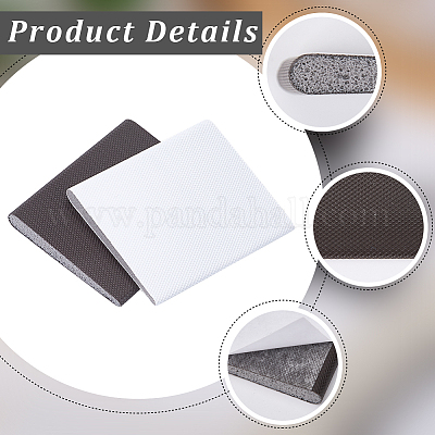 6 шт. 2-х цветные самоклеящиеся уплотнительные полоски из полиуретана и пены AJEW-CN0003-28-1