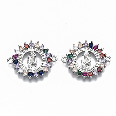 Латунные микропроцессорные соединители с красочными кубическими циркониями KK-S061-42P-NR-1