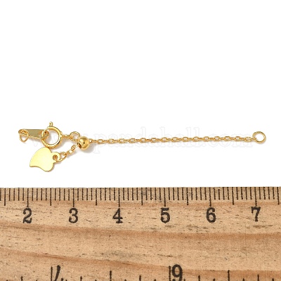 Удлинитель цепи из стерлингового серебра s925 STER-R003-06G-1