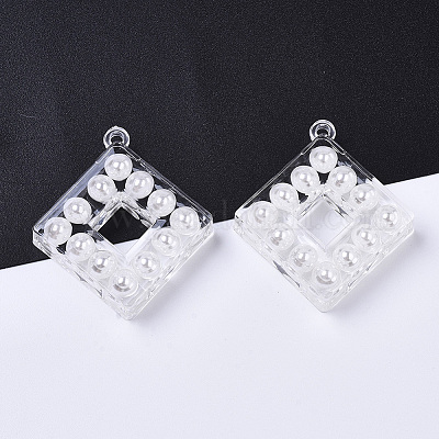 Прозрачные акриловые подвески X-TACR-R146-009-1