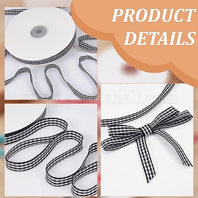 Нейлоновая лента с принтом в клетку OCOR-WH0097-70B-1