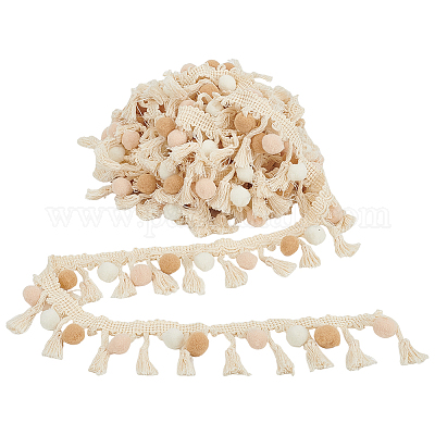 Лента с кисточками из полиэстера DIY-WH0578-54-1