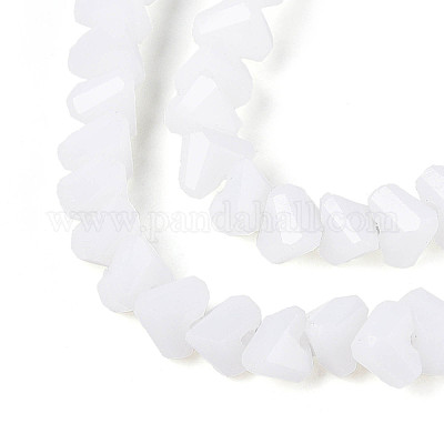 Непрозрачное стекло бисер нитей GLAA-N019-4mm-03-1