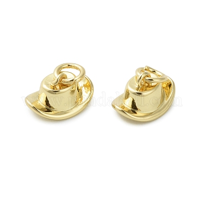 Латунные микро проложить кубического циркония подвески KK-D384-05G-02-1