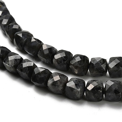 Натуральные нити бус из ларвикита G-H078-C18-01-1