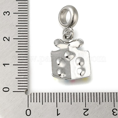 Подвеска из сплава с покрытием из цветной эмали в европейском стиле PALLOY-A009-14P-1