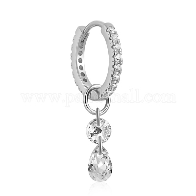 Элегантные винтажные серьги-кольца из стерлингового серебра s925 в форме капли YO6576-2-1