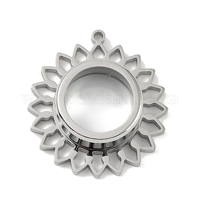 Подвески-медальоны из нержавеющей стали 304 STAS-S132-07P-02-1