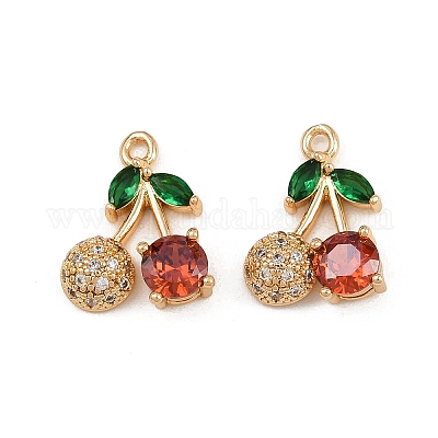 Латунные микро проложить кубического циркония подвески KK-C115-03A-03G-1