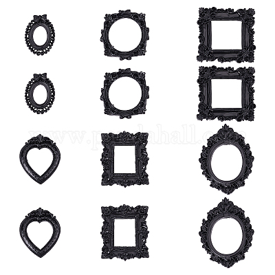 Craspire 12 個ヴィンテージ樹脂フォトフレーム小道具フォトフレーム 6