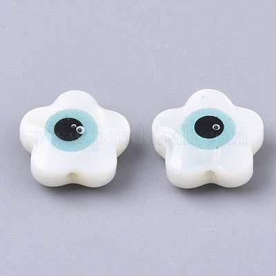 Бусины из натуральных пресноводных ракушек SHEL-N026-34-1