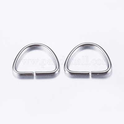 Фурнитура для брелока из нержавеющей стали 304 STAS-L198-02P-1