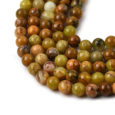 Естественный зеленый опал бисер нитей G-K245-A17-A02-01-1