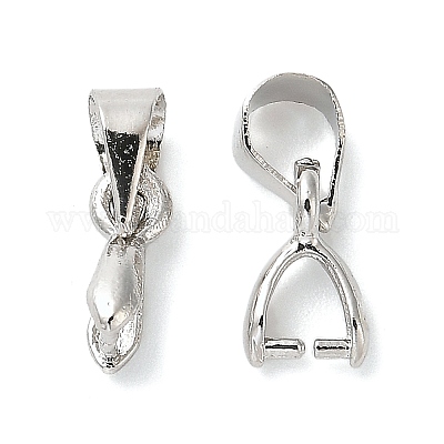 Латунные держатели кулонов с покрытием стойки KK-R211-04P-1