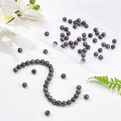 Природного пирита бисер нитей G-OC0001-83-1