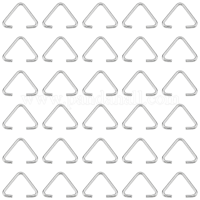 400 шт. треугольные кольца из нержавеющей стали 304 STAS-SC0006-24-1