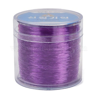 Корейская эластичная эластичная нить с круглыми кристаллами EW-Z002-02B-0.8mm-1