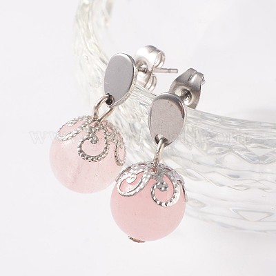 Природные смешанные шпильки камень уха EJEW-JE01980-1