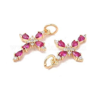 Латунь стекло кулоны X-KK-Q773-20G-1