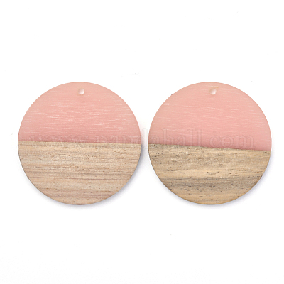 Подвески из смолы и ореха RESI-T023-10C-1