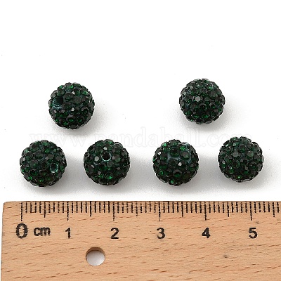 Бусины с класс А стразами RB-B026-2-1