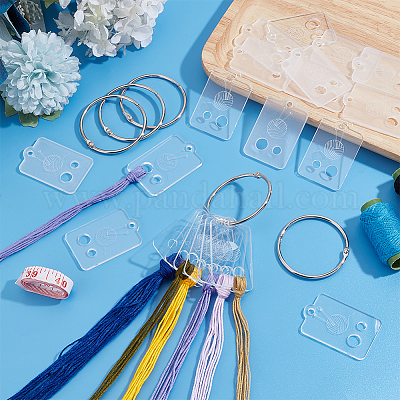 30 шт. акриловые доски для намотки ниток&nbsp;TOOL-PH0001-79A-1