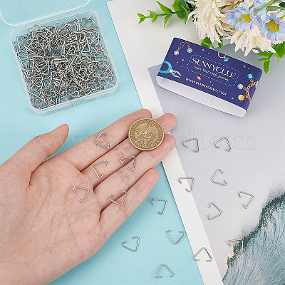 400 шт. треугольные кольца из нержавеющей стали 304 STAS-SC0006-24-1