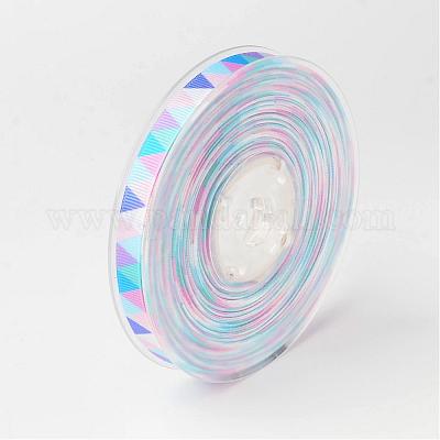 Треугольник узор полиэстер Grosgrain ленты SRIB-O003-02-1