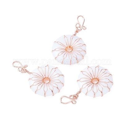 Натуральный и синтетический драгоценный камень большие подвески G-P459-01G-1