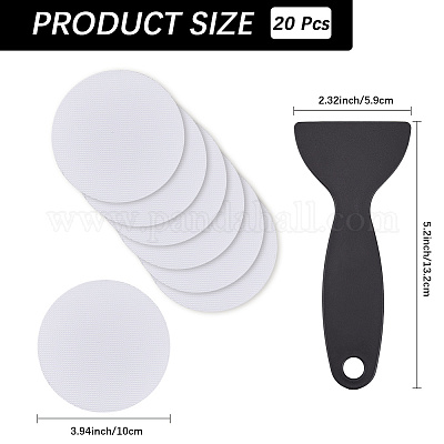 Плоские круглые противоскользящие наклейки для ванны peva&nbsp;AJEW-CN0003-85A-1