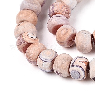 Окрашенные естественный агат бисер пряди G-T144-26C-1