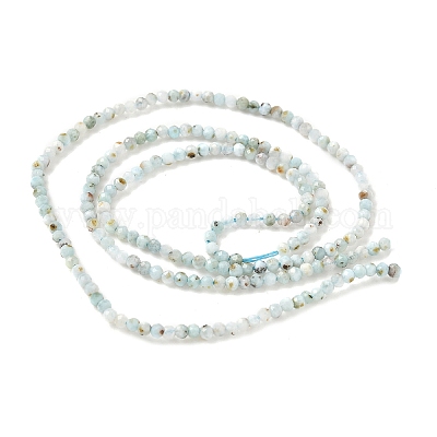 Природные ларимар бисер нитей G-L627-A01-2mm-1